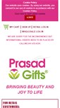 Mobile Screenshot of prasadgifts.com